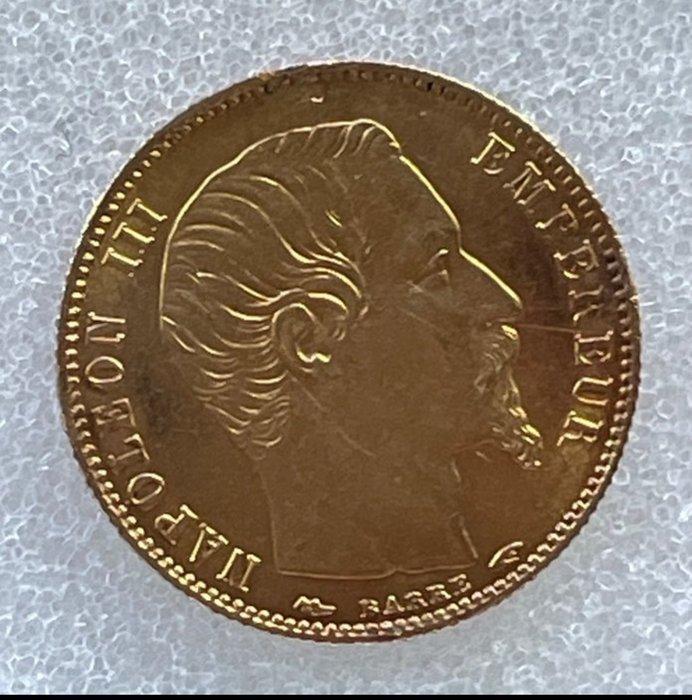 Frankrijk. Napoléon III. 5 Francs 1855-A, Paris (Zonder, Postzegels en Munten, Munten | Europa | Euromunten