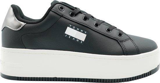 Tommy Hilfiger TJW Flatform Dames Sneaker - Warm Stone -..., Kleding | Dames, Schoenen, Nieuw, Verzenden