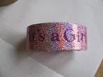 Vaas Snap Wrap ITS A GIRL per stuk Vaas decoratie, Nieuw