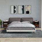 vidaXL Nachtkastjes 2 st 40x35x50 cm gerookt eikenkleurig, Huis en Inrichting, Verzenden, Nieuw