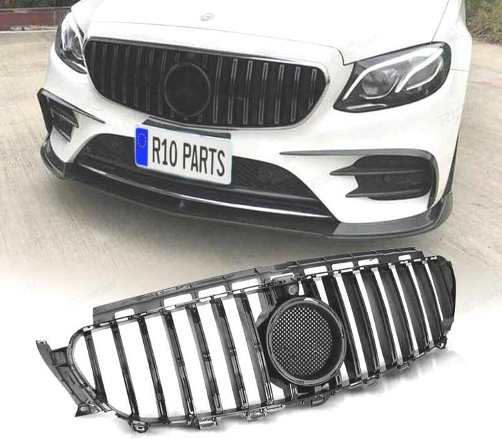 Calandre Pour Mercedes W213 16-18 Look Gt-R Noir Brillant, Auto-onderdelen, Carrosserie, Verzenden