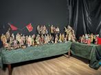 Kerststal (59) - Aardewerk, Glas, Hout, Keramiek, Textiel