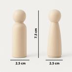 Houten man figuurtje (voor knutselwerk, 7.5 cm hoog), Verzenden, Nieuw
