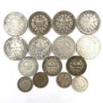 France. Third Republic (1870-1940). Lot de 15 monnaies en