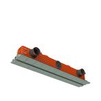 Ergovent instucbaar frameloos lijnrooster 1050 mm | Ø 75 mm, Verzenden, Nieuw