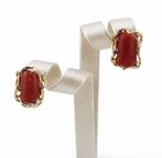 Koraal - Zilver - Oorbellen - Italiaans ambacht, Antiek en Kunst