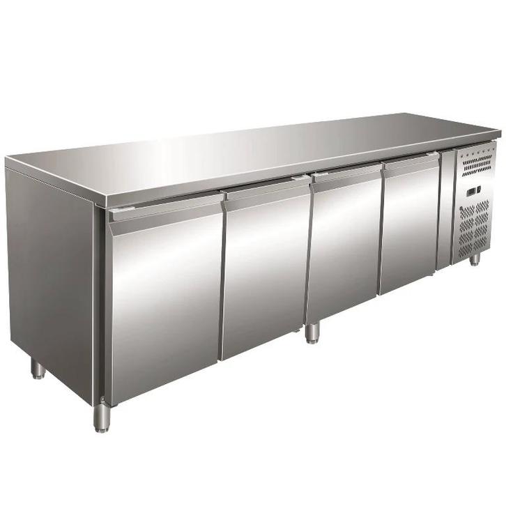 Koelwerkbank | 616L | 4 Deuren (1/1 GN) | +2°C/+8°C |, Articles professionnels, Horeca | Équipement de cuisine, Envoi