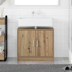 vidaXL Wastafelcabinet Artisan Eiken 63 x 29 x 55 cm Bewerkt, Huis en Inrichting, Verzenden, Nieuw