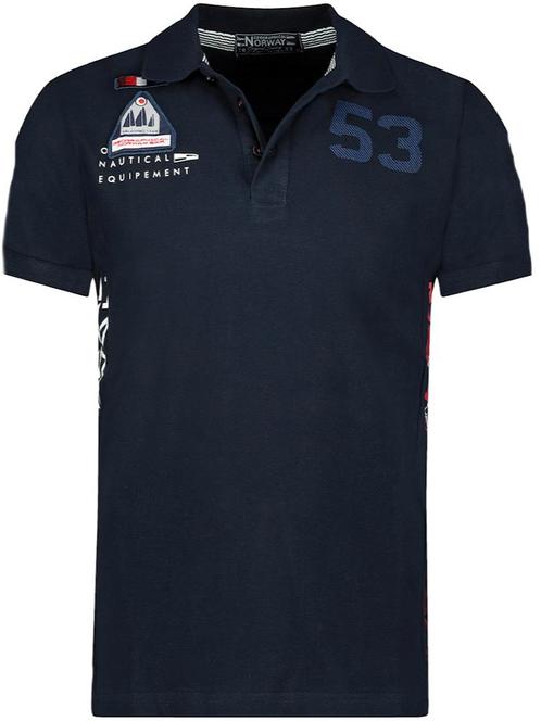 Geographical Norway Polo Kupcorn Blauw, Vêtements | Hommes, T-shirts, Envoi