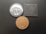 Frankrijk. Lot de 3 médailles en argent, Postzegels en Munten