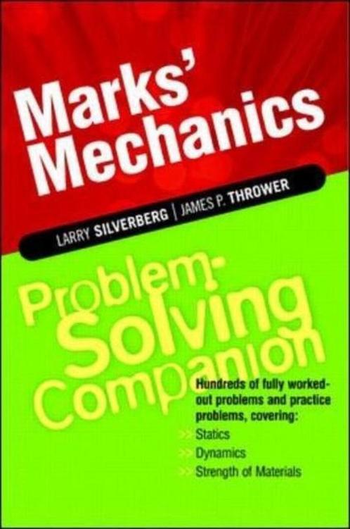 Marks Mechanics Problem-Solving Companion 9780071362788, Livres, Livres Autre, Envoi