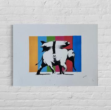Genummerde Editie BANKSY Heavy Weapons Multicolors beschikbaar voor biedingen