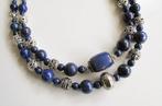 Metaal, Lapis lazuli - Halsketting - 2 mijnwerkers Rajasthan
