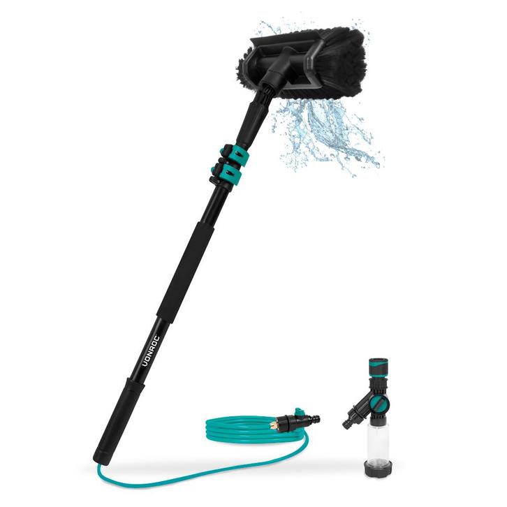 Telescopische Wasborstel – 1,80m | Incl. Borstelkop,, Huis en Inrichting, Schoonmaakartikelen, Verzenden