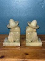 Serre-livres (2) - Marbre - Mexicain endormi