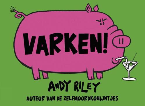 Varken! 9789054929949 Andy Riley, Boeken, Stripverhalen, Gelezen, Verzenden