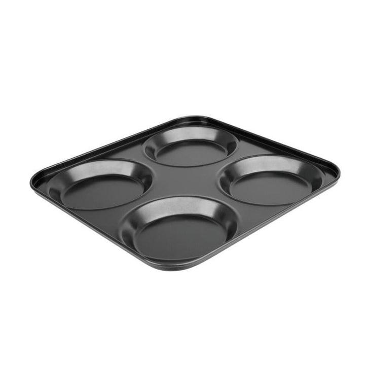 Bakvorm koolstofstaal | 4 compartimenten | 24(b)x24(l)cm, Zakelijke goederen, Horeca | Keukenapparatuur, Nieuw in verpakking, Verzenden