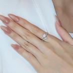 Bague - 18 carats Or blanc - 0.34ct. tw. Diamant (Naturelle), Nieuw
