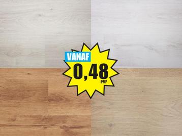 LAMINAAT aan € 0,48/m² – Keuze uit verschillende kleuren beschikbaar voor biedingen