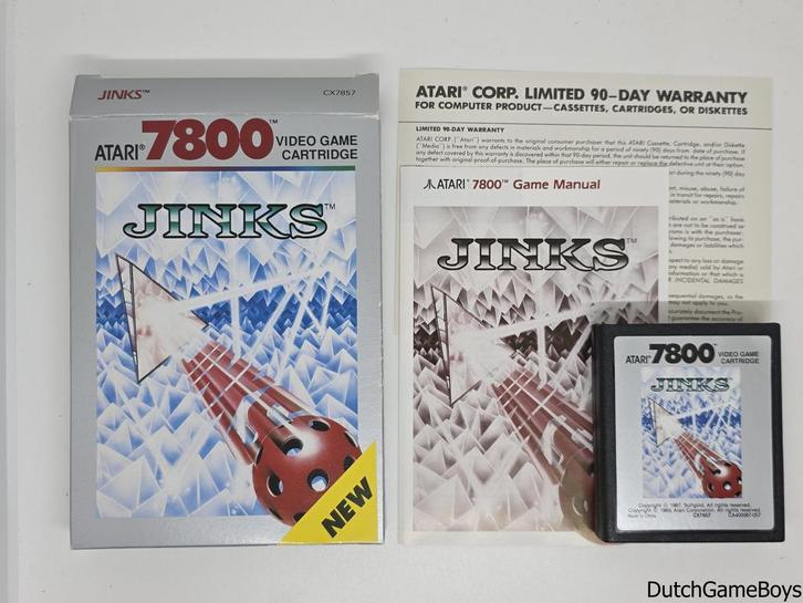 Atari 7800 - Jinks, Games en Spelcomputers, Spelcomputers | Atari, Gebruikt, Verzenden