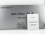 CMC 1:18 - Model raceauto - Auto Union Typ D 1938-1939, Nieuw
