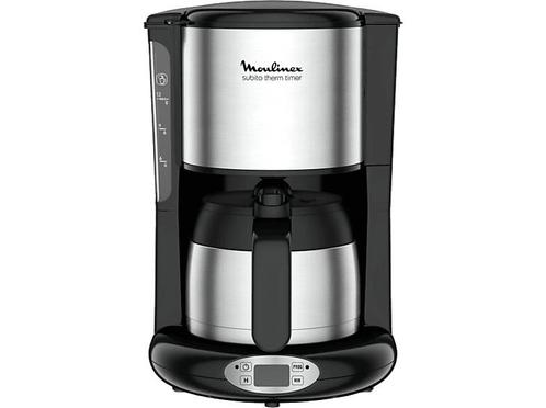 Moulinex - Koffiemachine - Zwart, Elektronische apparatuur, Koffiezetapparaten, Gemalen koffie, Nieuw, Verzenden