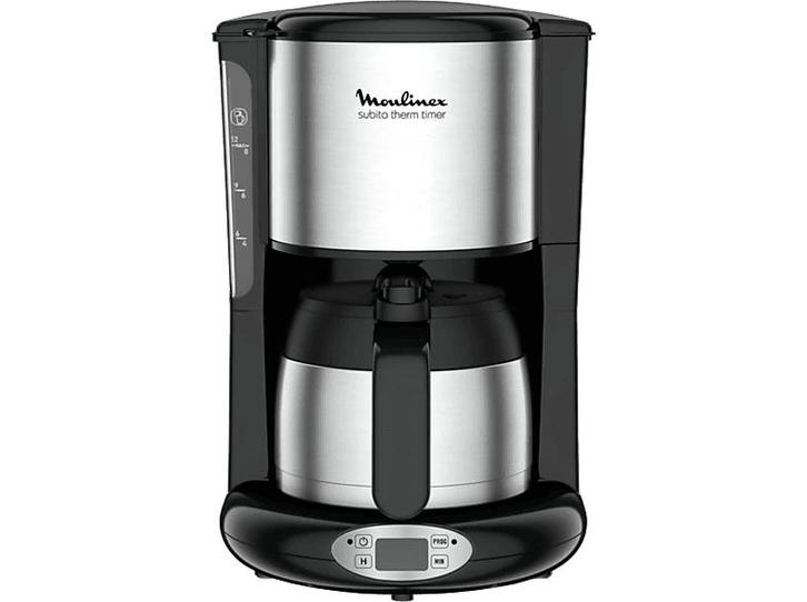 Moulinex - Koffiemachine - Zwart, Elektronische apparatuur, Koffiezetapparaten, Gemalen koffie, Nieuw, Verzenden