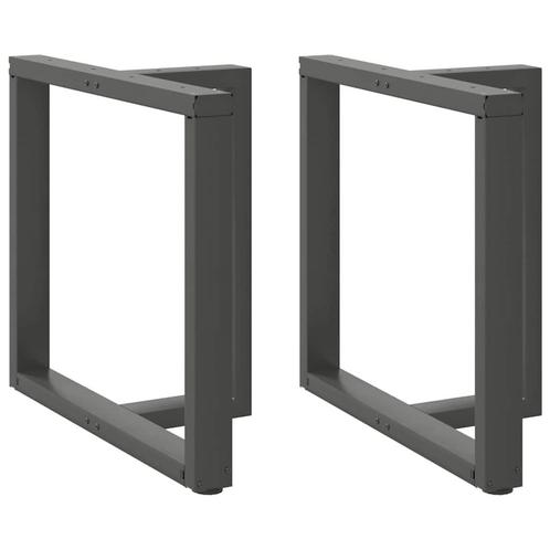 vidaXL Eettafelpoten 2 st T-vormig 80x35x(72-73) cm staal, Huis en Inrichting, Tafelonderdelen, Nieuw, Verzenden