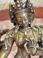Tara – oud Tibetaans brons, Tibet & Nepal, 20e eeuw - Brons