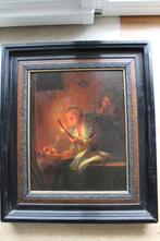 Europese school (XIX) - Der Alchemist am Feuer