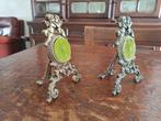 Plaquette - Set Antieke Porte Montre/Horlogehouder, Antiek en Kunst, Curiosa en Brocante