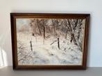 Schuven (XX) - Winterlandschap fazant, Antiek en Kunst