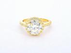 Veiling - Entourage ring briljant moissaniet 3.00 carat, Handtassen en Accessoires, Ringen, Nieuw