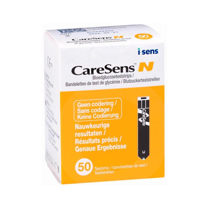 CareSens N Teststrips (50 stuks) – Nauwkeurige Glucosemeting, Diversen, Verpleegmiddelen, Verzenden