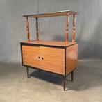 Kabinet - Hout, Fineer in de stijl van de jaren vijftig., Antiek en Kunst
