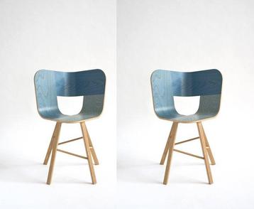 Colé Italia - Lorenz + Kaz - Stoel (2) - Tria Wood 4 - Denim