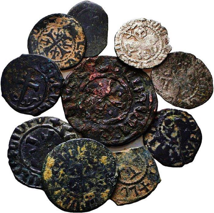 Europa. Crusaders-Armenian coins. Collection of 10 coins,, Postzegels en Munten, Munten | Europa | Niet-Euromunten