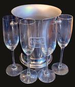 Jean Couzon - Rafraîchisseur à champagne - RVS en verre, Antiek en Kunst