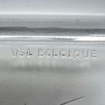 Val Saint Lambert - Signed - Cheese Butter Dome -