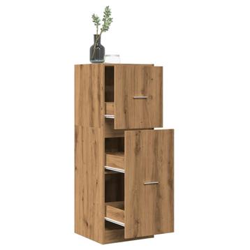 vidaXL Apothekerskast 40x41x118 cm bewerkt hout artisanaal, Verzenden