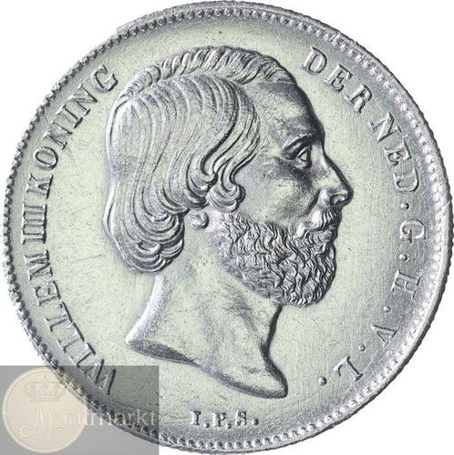 Nederland. Willem III. 1/2 Gulden 1860 KWALITEIT, Postzegels en Munten, Munten | Nederland