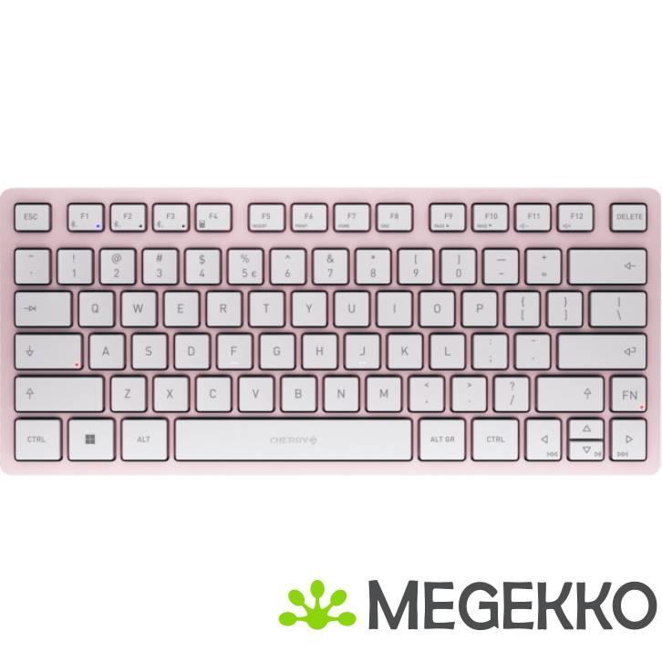 Cherry KW 7100 Mini Draadloos Roze, Computers en Software, Toetsenborden, Nieuw, Verzenden