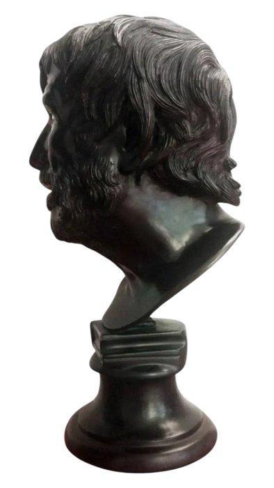 sculptuur, Testa di Seneca - 50 cm - Gips, Antiek en Kunst, Antiek | Keramiek en Aardewerk