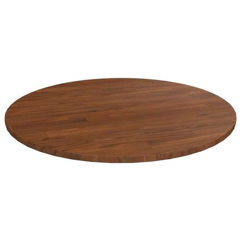 Eiken Tafelblad Ã70cm Donkerbruin - Retour Deal -55%!, Huis en Inrichting, Tafelonderdelen, 50 tot 100 cm, Tafelblad, 50 tot 100 cm