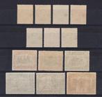 België 1918 - reeks Rode Kruis tot 5F - OBP / COB 150/162, Gestempeld