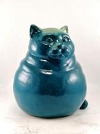 Vanessa Bonino - Sculpture, Gattone - 19 cm - Majolique -, Antiek en Kunst