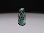 Oud-Egyptisch Faience God Nefertum Amulet. Late Periode 664, Verzamelen