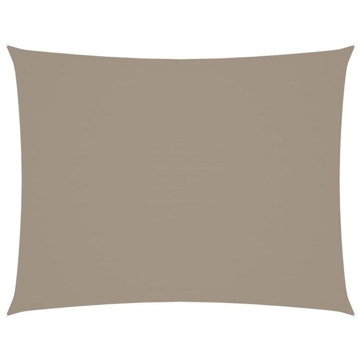 Zonnescherm 5x6m Taupe | OP = OP, Tuin en Terras, Zonneschermen, 450 cm of meer, Nieuw, Overige typen, Verzenden