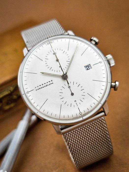 Junghans - Max Bill Chronoscope - J880.2 - Heren - 2020+, Handtassen en Accessoires, Horloges | Heren