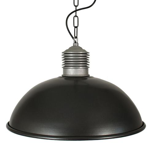 Industriële lampen Hanglamp Industrieel II Antraciet, Huis en Inrichting, Lampen | Hanglampen, 75 cm of meer, Nieuw, Metaal, Overige materialen